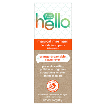 kids magical mermaid fluoride toothpaste