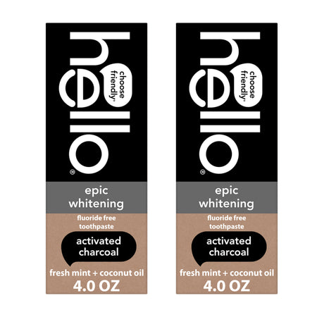 Epic Whitening Charcoal Toothpaste Twin Pack